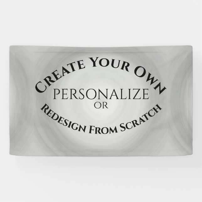 Create Your Own Custom Banner (Horizontal)
