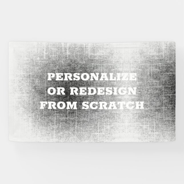 Create Your Own Custom Banner (Horizontal)