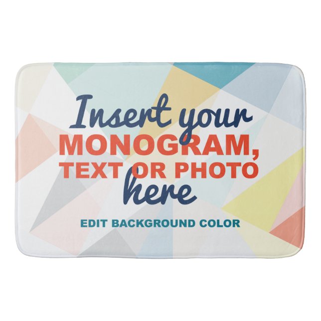 Create Your Own Custom Bath Mat (Front)