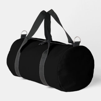 Create Your Own Custom Black Duffle Bag