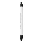 Create Your Own Custom Black Trim Pen, Black Ink