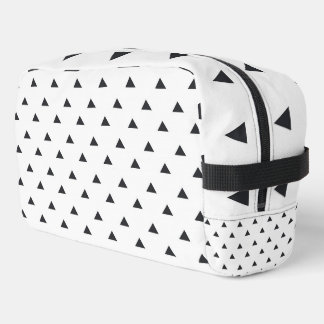 Create Your Own Custom Black & White Triangles Dopp Kit