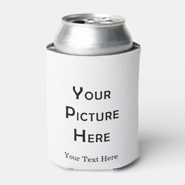 Create Your Own Custom Blank Template Photo Design Can Cooler (Can Front)