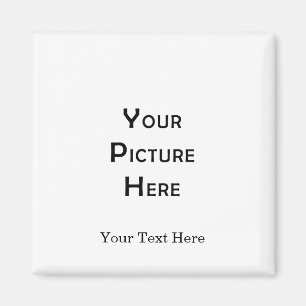 Create Your Own Custom Blank Template Photo Design Magnet