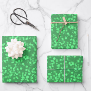 Create Your Own Custom Bokeh Spots Pattern Wrapping Paper Sheet