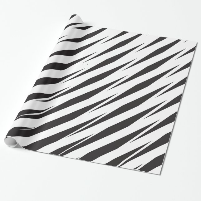 Create Your Own Custom Branded Herringbone Wrapping Paper (Unrolled)