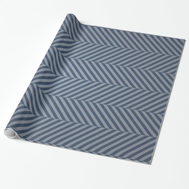 Create Your Own Custom Branded Herringbone Wrapping Paper (Unrolled)