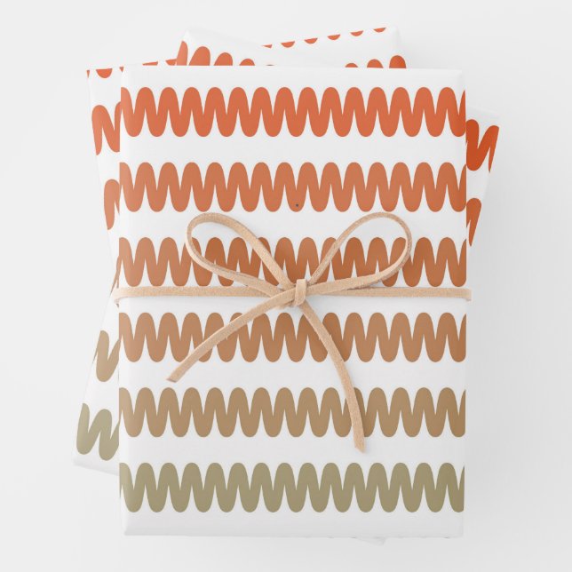 Create Your Own Custom Branded Herringbone Wrapping Paper Sheet (In situ)