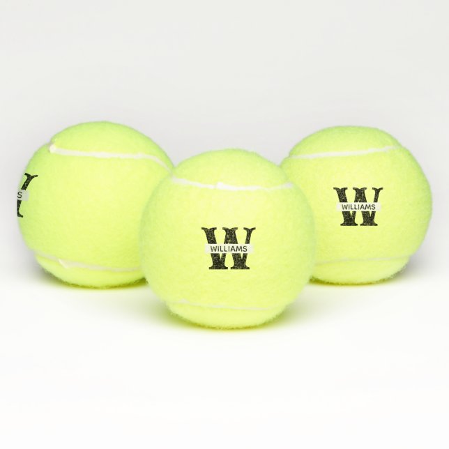 Create Your Own Custom Branded Monogram Tennis Balls (Multi)