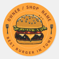 Create your own Custom Burger Business Shop