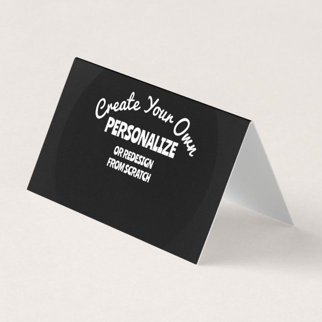 Create Your Own Custom Business Card (Front)