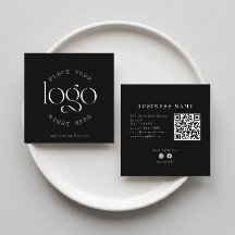 Create Your Own Custom Business Logo Modern Black