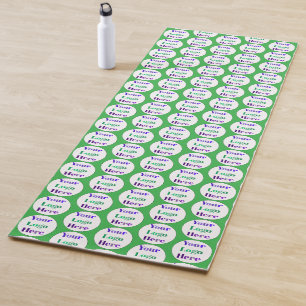 Create Your Own Custom Business Logo Pattern Yoga Mat