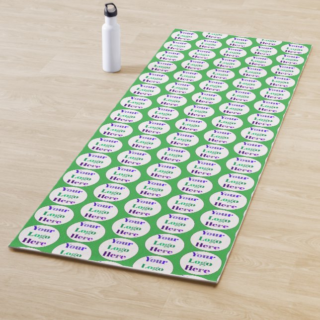 Create Your Own Custom Business Logo Pattern  Yoga Mat (In Situ)