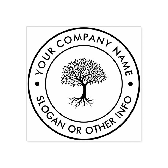 Create Your Own Custom Business Logo Rubber Stamp (Imprint)