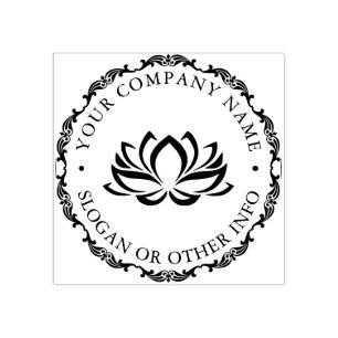 Create Your Own Custom Business Logo Rubber Stamp