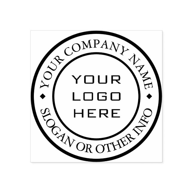 Create Your Own Custom Business Logo  Rubber Stamp (Imprint)