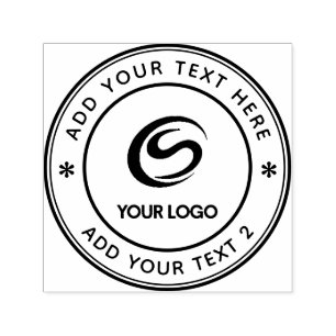 Create Your Own Custom Business Logo Self-inking S Self-inking Stamp