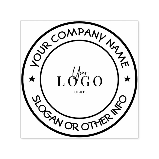 Create Your Own Custom Business Logo Self-inking S Self-inking Stamp (Design)