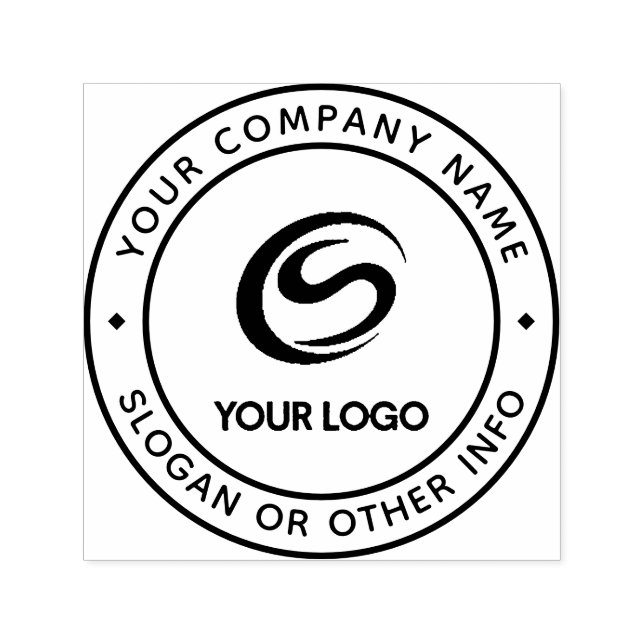Create Your Own Custom Business Logo Self-inking Stamp (Design)