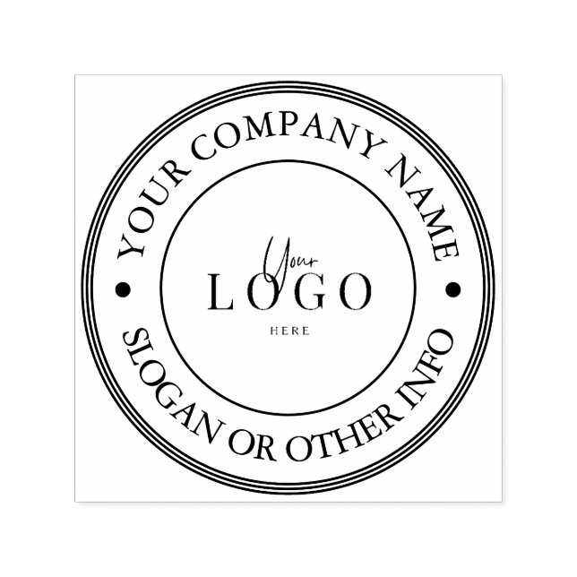 Create Your Own Custom Business Logo  Self-inking Stamp (Design)