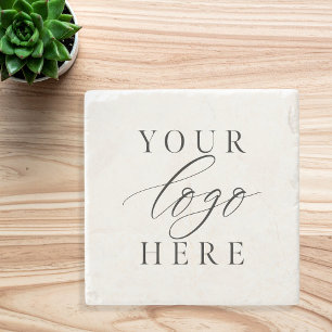 Create Your Own Custom Business Logo Stone Coaster