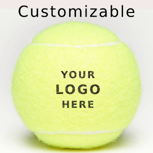 Create Your Own Custom Business Logo Tennis Balls
