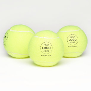 Create Your Own Custom Business Name & Logo Tennis Balls