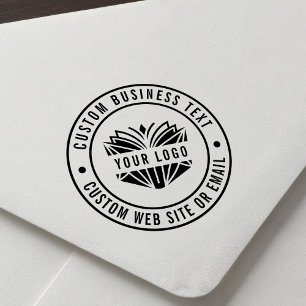 Create Your Own Custom Business Name Logo Website Rubber Stamp