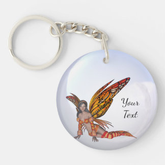 Create Your Own Custom Butterfly Fairy Key Ring