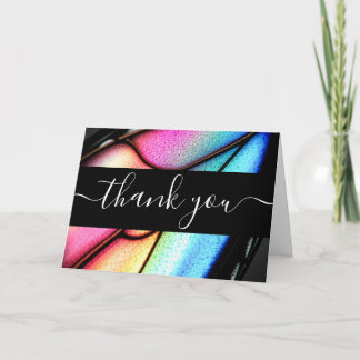 Create Your Own Custom Butterfly Wing Thank You Card