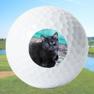 Create Your Own Custom Cat Owner Gift Pet Golf Balls