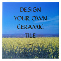 Create Your Own Custom Ceramic Tile 6" x 6"