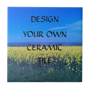 Create Your Own Custom Ceramic Tile 6" x 6"