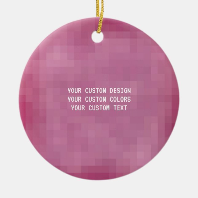 Create Your Own Custom Ceramic Tree Decoration (Front)