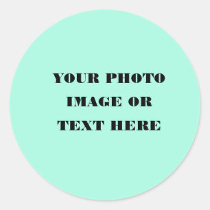 Create Your Own Custom Christmas  Classic Round Sticker