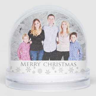 Create Your Own Custom Christmas Photo Snowglobe