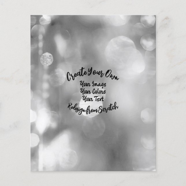 Create Your Own Custom Colour/Design Flyer (Front)
