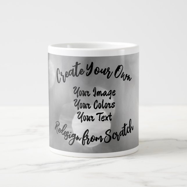 Create Your Own Custom Colour/Design Large Coffee Mug (Front)