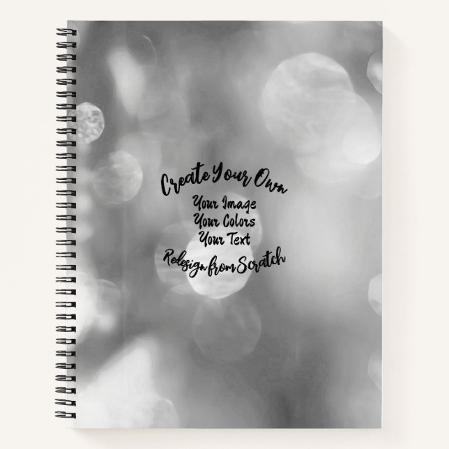 Create Your Own Custom Colour/Design Notebook (Front)