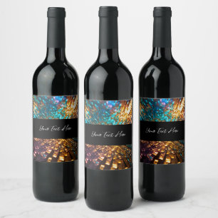 Create Your Own Custom Coloured Glass Wine Label