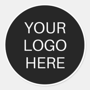 Create your own Custom Company Business Logo Classic Round Sticker