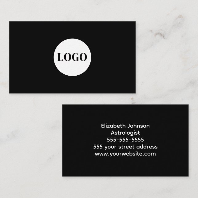 Create Your Own Custom Corporate Logo Business Car Business Card (Front/Back)