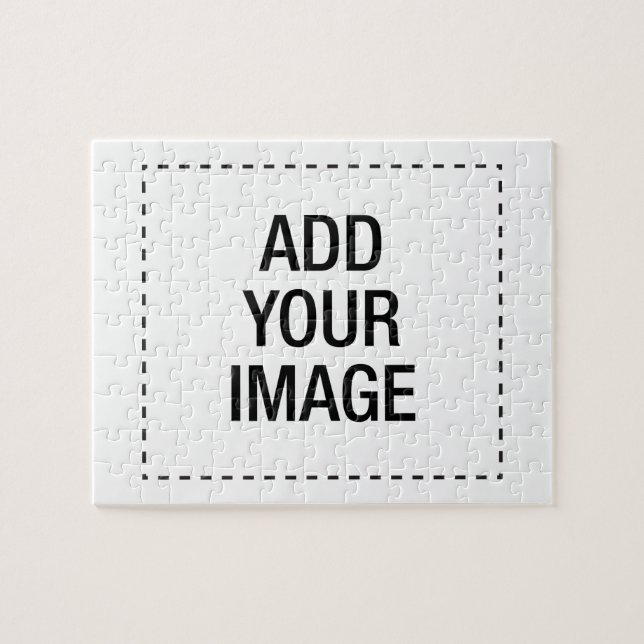 Create your own custom customizeable personalised jigsaw puzzle (Horizontal)