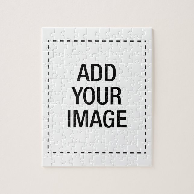 Create your own custom customizeable personalised jigsaw puzzle (Vertical)