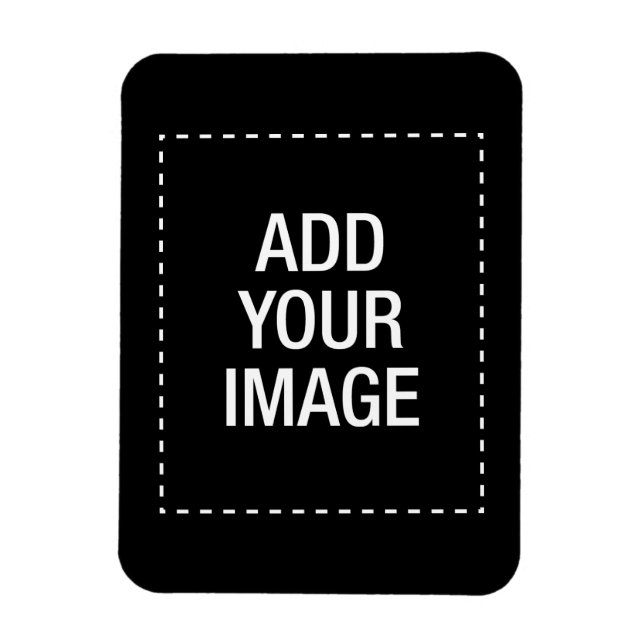 Create your own custom customizeable personalised magnet (Vertical)