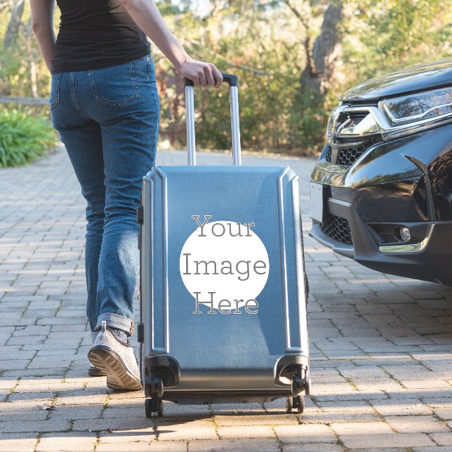 Extra-Large 35.56 cm x 35.56 cm (14" x 14") Sheet Custom-Cut Vinyl Stickers (Suitcase Insitu)