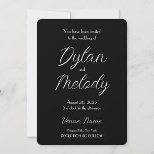 Create Your Own Custom Deep Bokeh Wedding Invitation