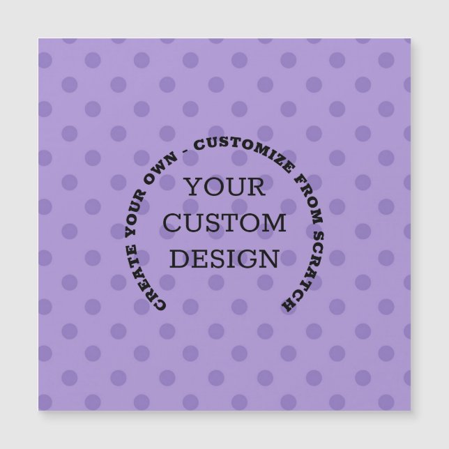 Create Your Own Custom Design (Front)