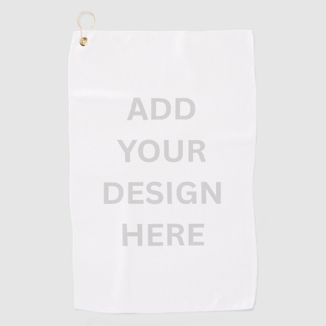 Create Your Own Custom Design 16" x 24" Golf Towel (Front)